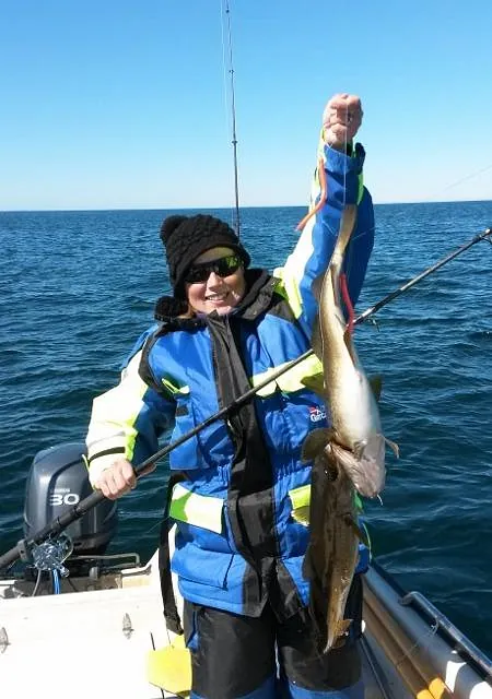 På fisketur med en av Bakkan Wahl sine båter